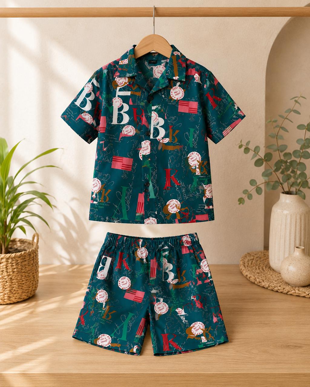 Kids Printed Shorts-PS2001