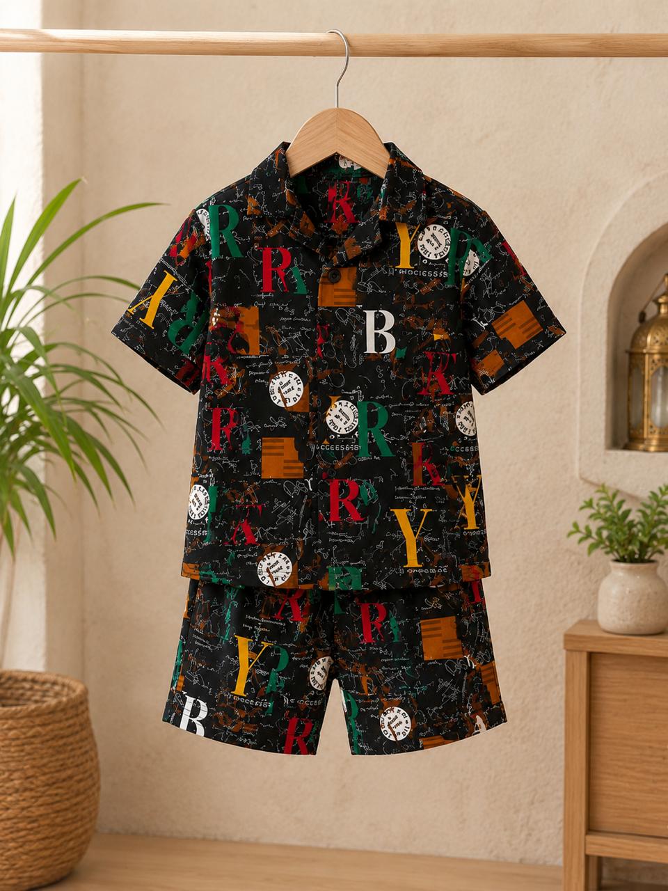 Kids Printed Shorts-PS2002