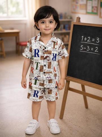 Kids Printed Shorts-PS2003
