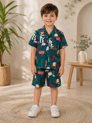 Kids Printed Shorts-PS2001